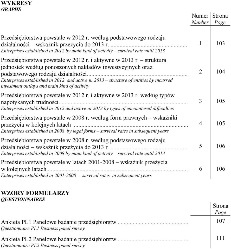 struktura jednostek według ponoszonych nakładów inwestycyjnych oraz podstawowego rodzaju działalności.