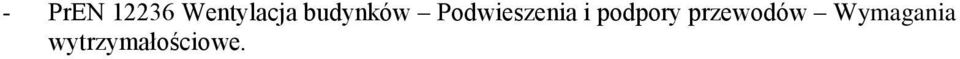 podpory przewodów