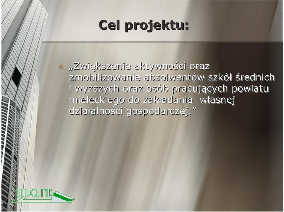 wyższych oraz osób b pracujących cych powiatu