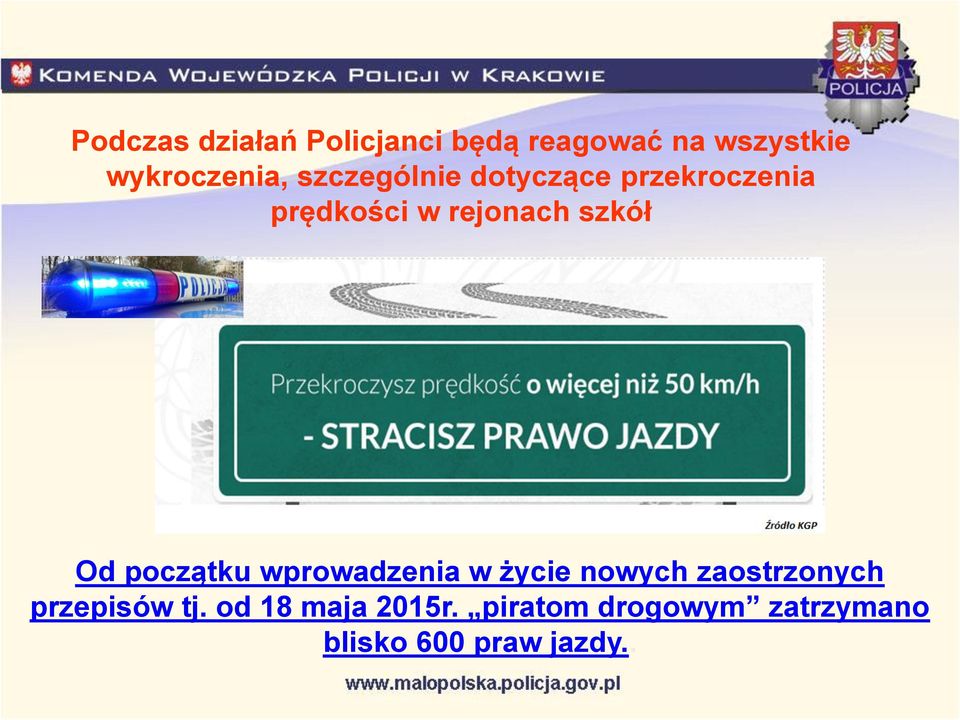 początku wprowadzenia w życie nowych zaostrzonych przepisów tj.