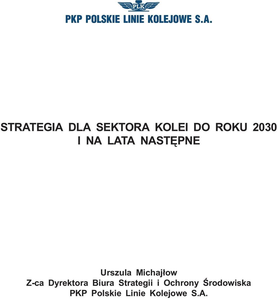 Z-ca Dyrektora Biura Strategii i Ochrony