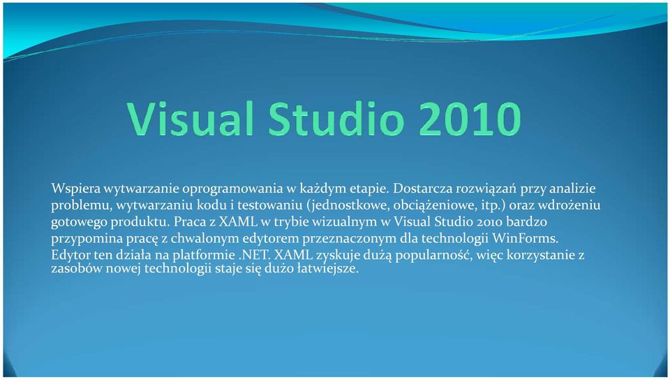 ) oraz wdrożeniu gotowego produktu.