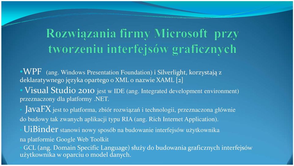 (ang. Integrated development environment) przeznaczony dla platformy.net.