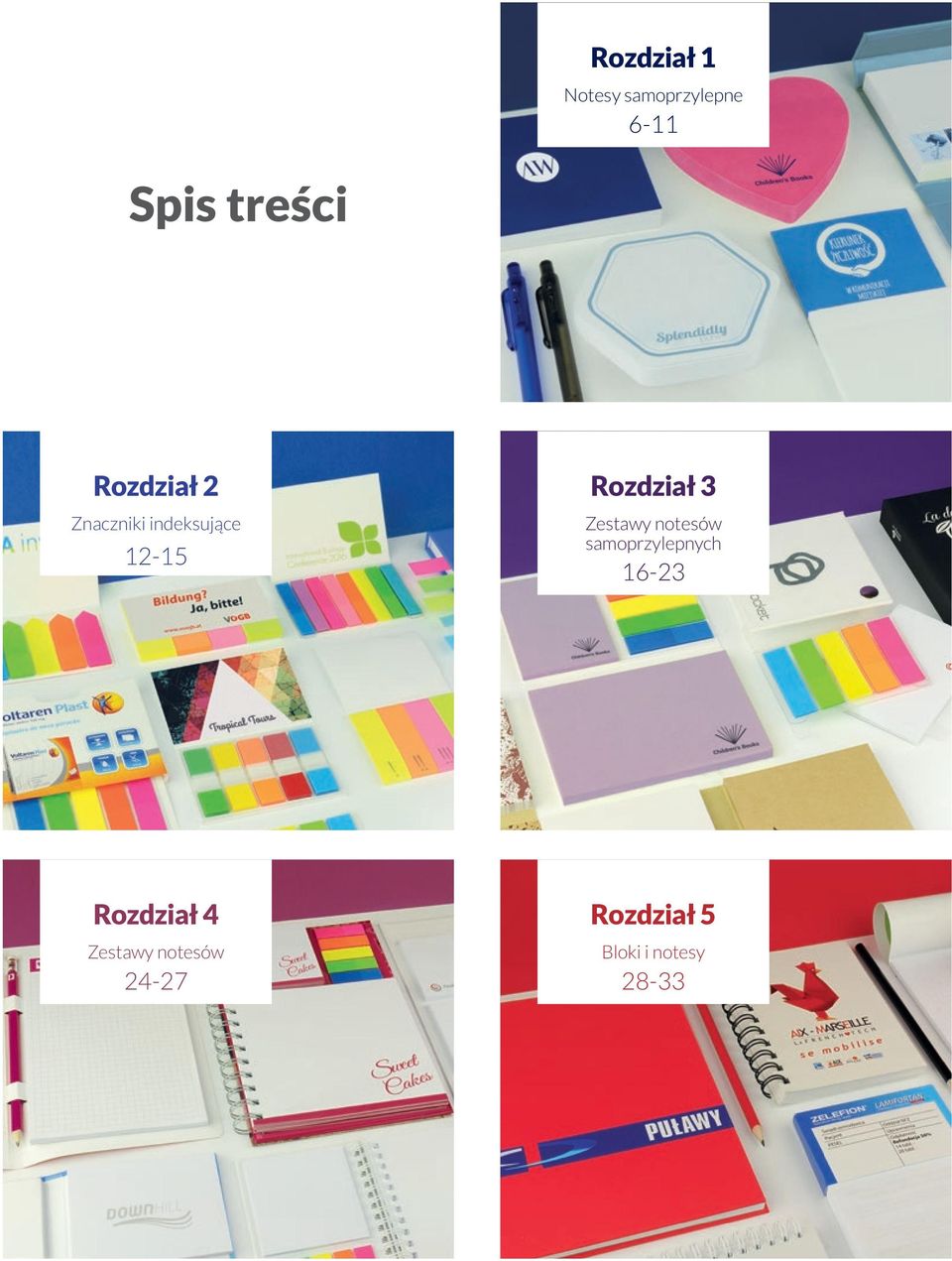 Zestawy notesów samoprzylepnych 16-23 Rozdział 4