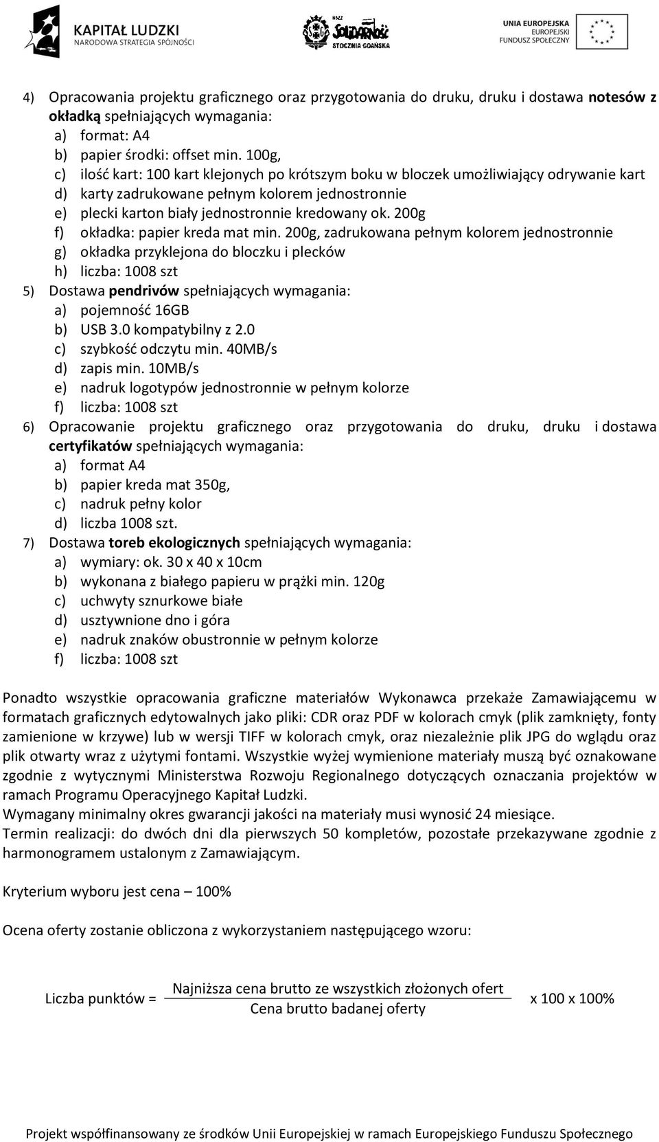 200g f) okładka: papier kreda mat min.