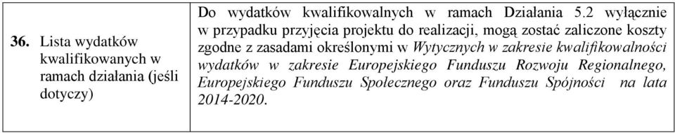 z zasadami określonymi w Wytycznych w zakresie kwalifikowalności w zakresie Europejskiego