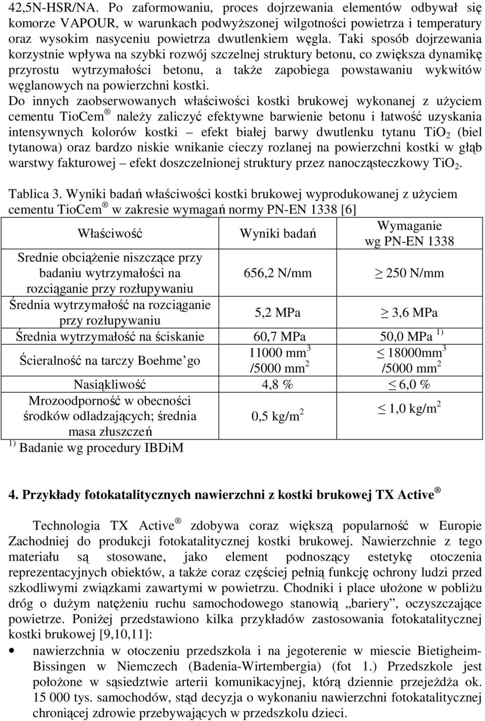 powierzchni kostki.