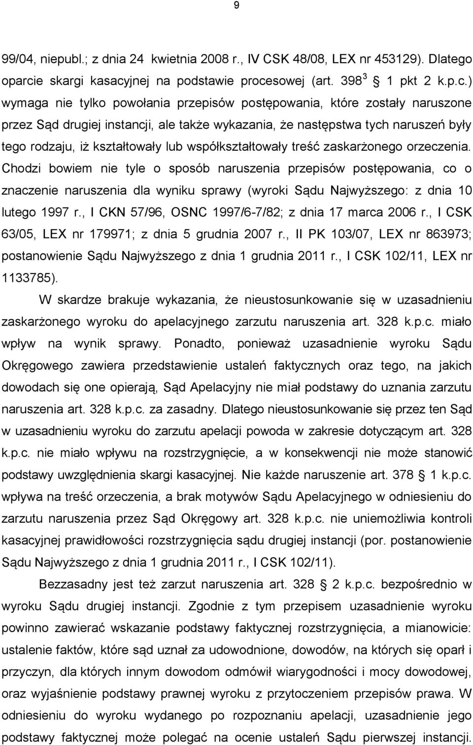 jnej na podstawie proce