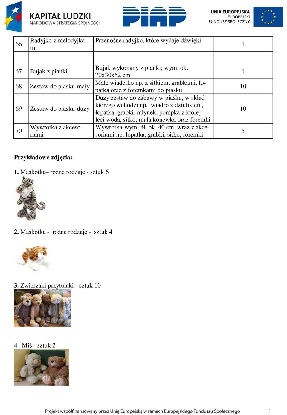 z sitkiem, grabkami, łopatką oraz z foremkami do piasku Duży zestaw do zabawy w piasku, w skład którego wchodzi np.