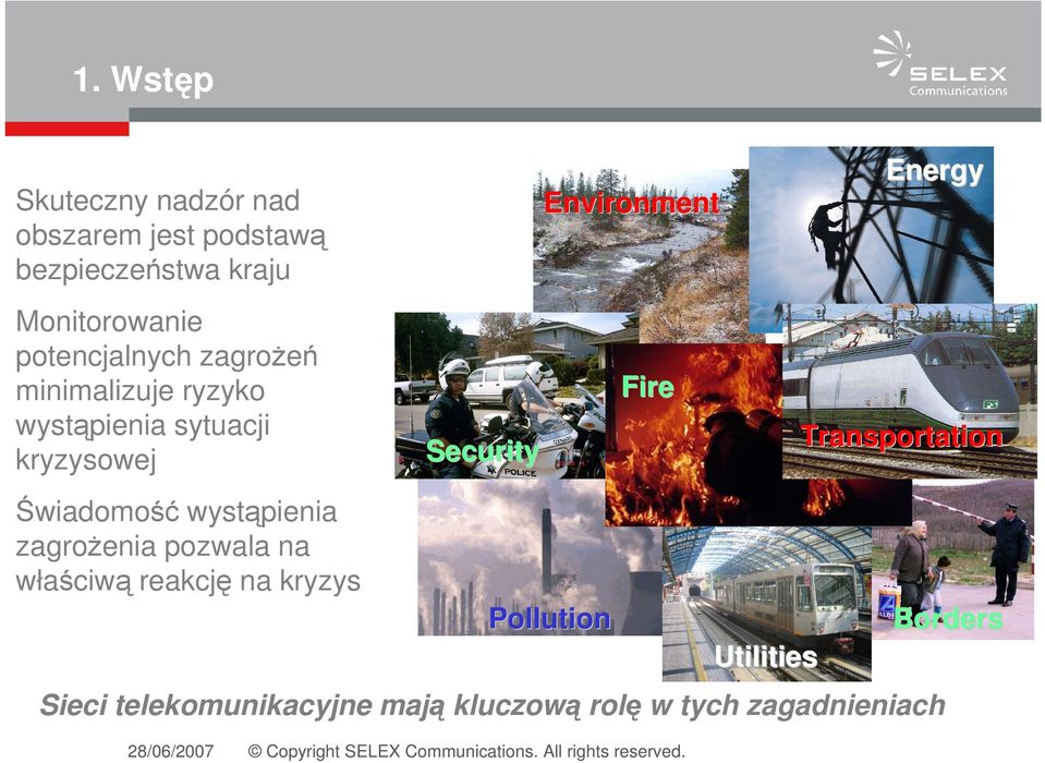 Transportation Świadomość wystąpienia zagrożenia pozwala na właściwą reakcję na kryzys Pollution Borders