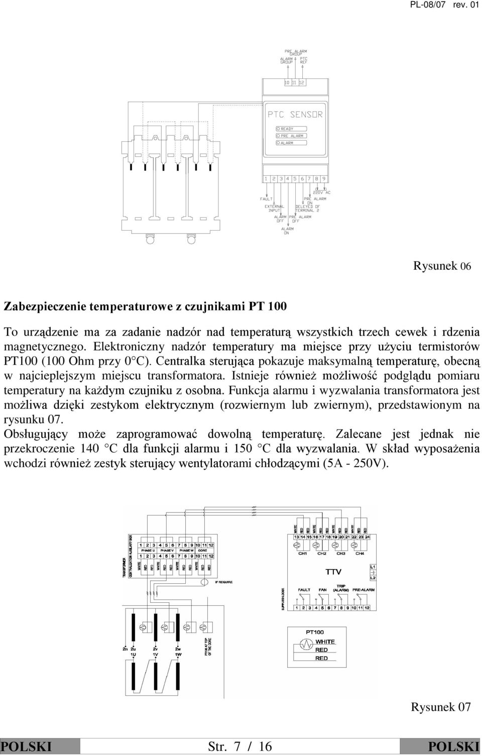 Istnieje równie mo liwoœã podgl¹du pomiaru temperatury na ka dym czujniku z osobna.