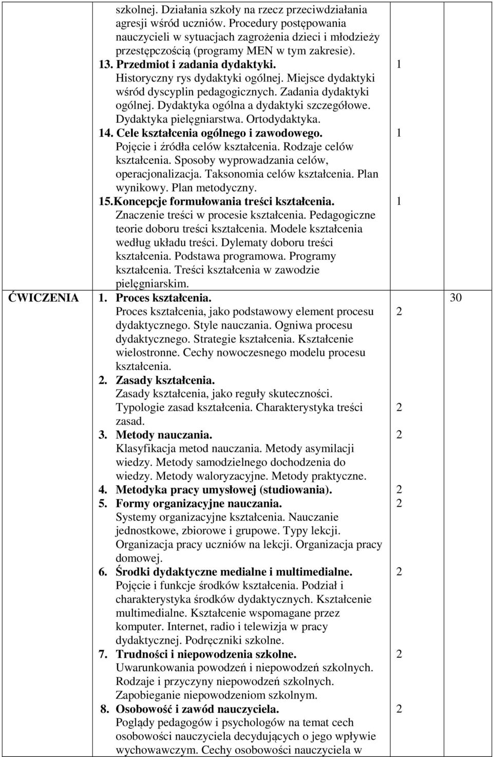 Miejsce dydaktyki wśród dyscyplin pedagogicznych. Zadania dydaktyki ogólnej. Dydaktyka ogólna a dydaktyki szczegółowe. Dydaktyka pielęgniarstwa. Ortodydaktyka. 4.