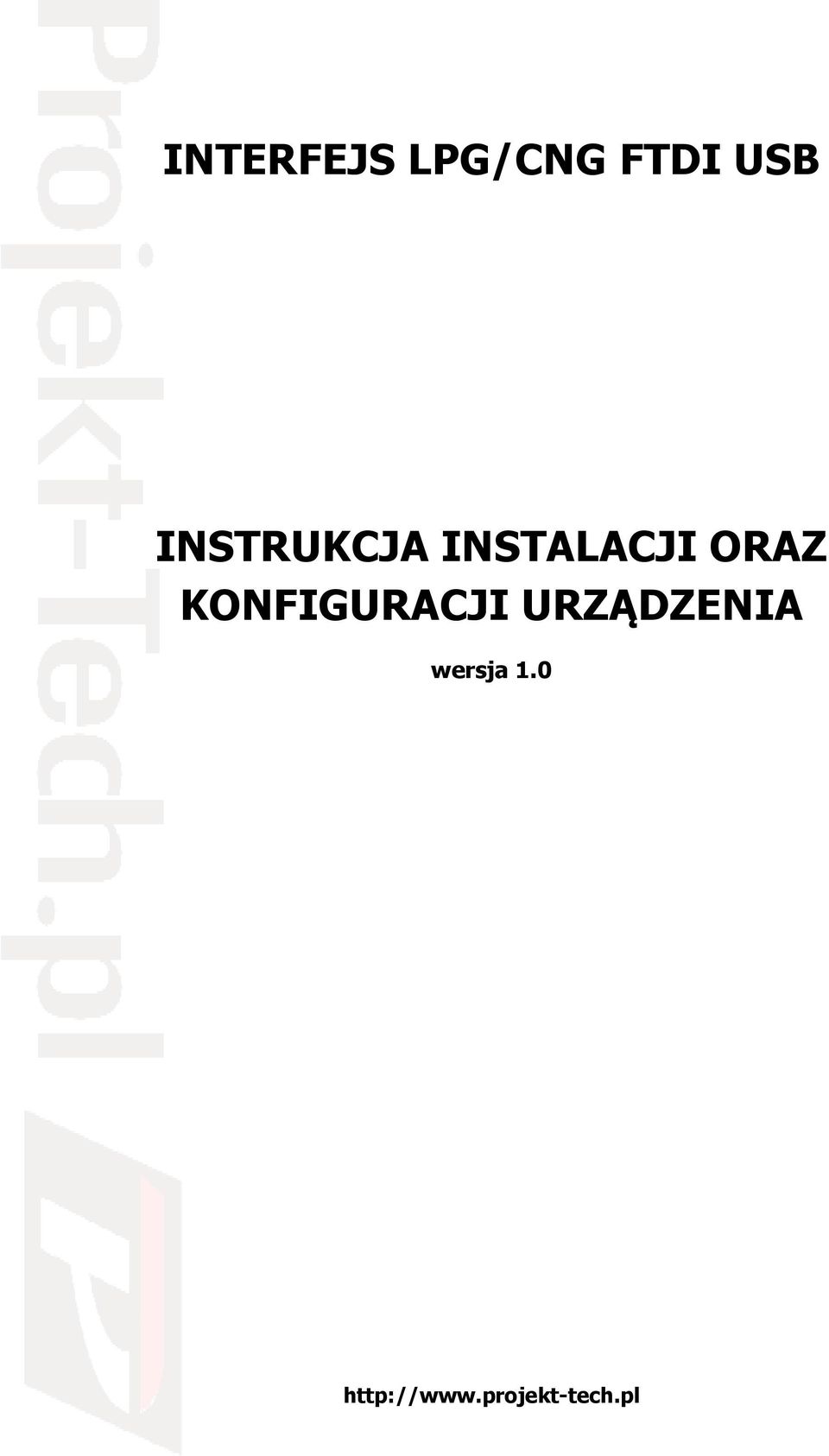 KONFIGURACJI URZĄDZENIA