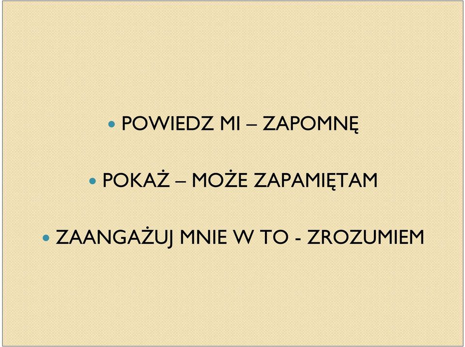 MOŻE ZAPAMIĘTAM