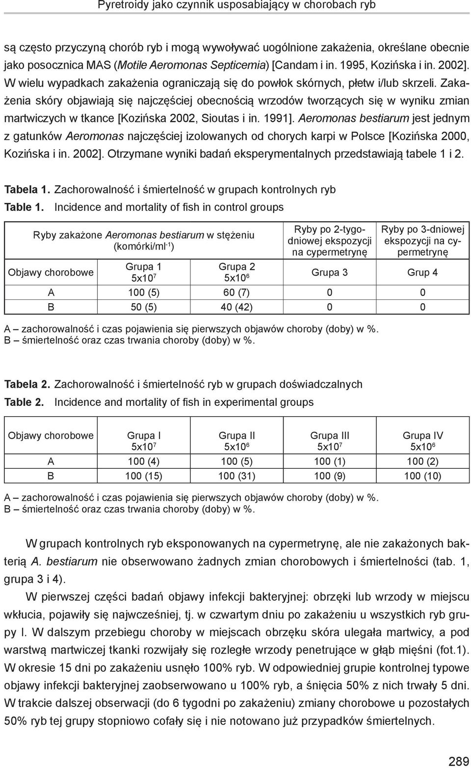 Zakażenia skóry objawiają się najczęściej obecnością wrzodów tworzących się w wyniku zmian martwiczych w tkance [Kozińska 2002, Sioutas i in. 1991].