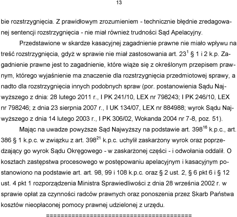 awne nie miało wpł