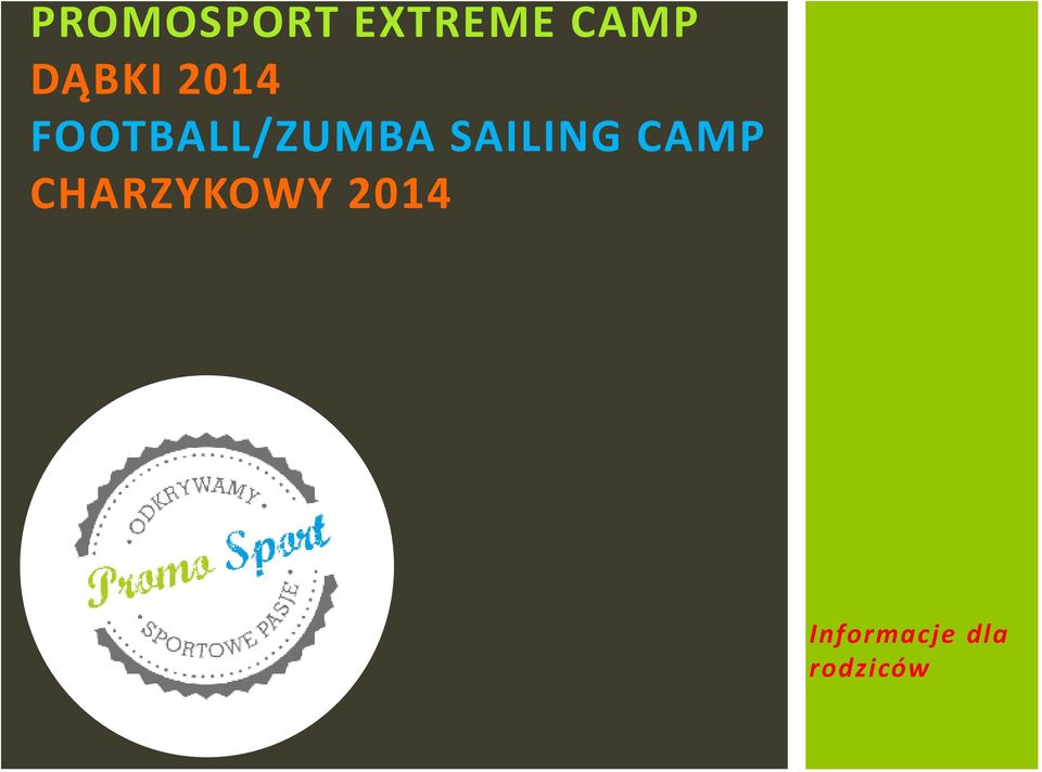 SAILING CAMP CHARZYKOWY
