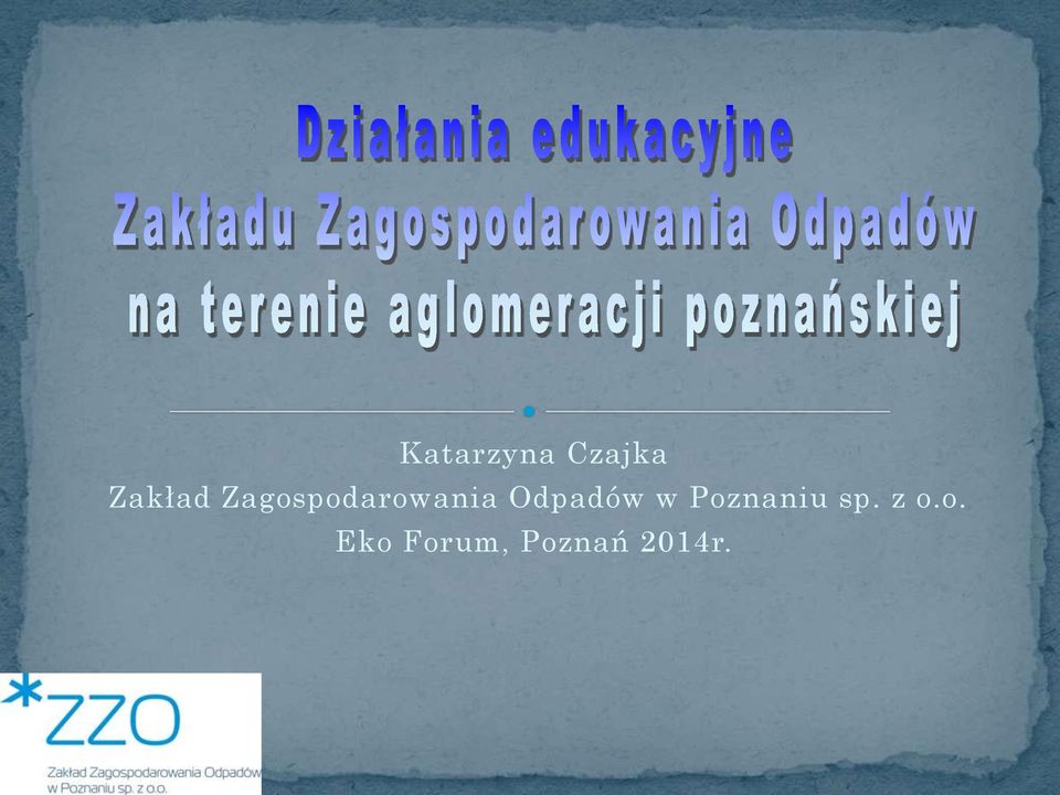 Odpadów w Poznaniu sp.