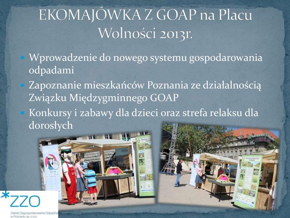 działalnością Związku Międzygminnego GOAP
