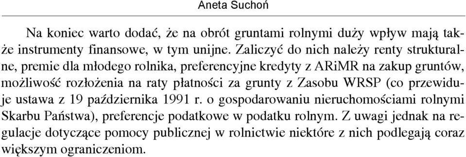 raty płatności za grunty z Zasobu WRSP (co przewiduje ustawa z 19 października 1991 r.