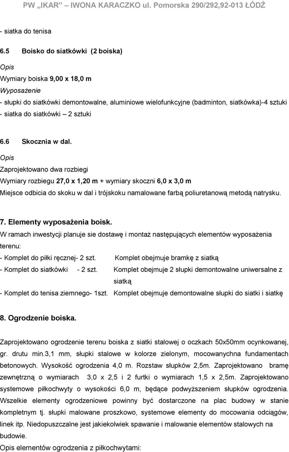 sztuki 6.6 Skocznia w dal.