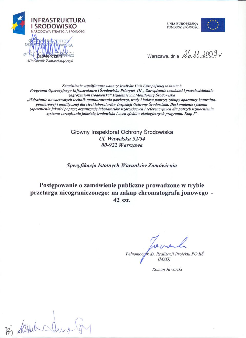 srodowiska" Dzialanie 3.
