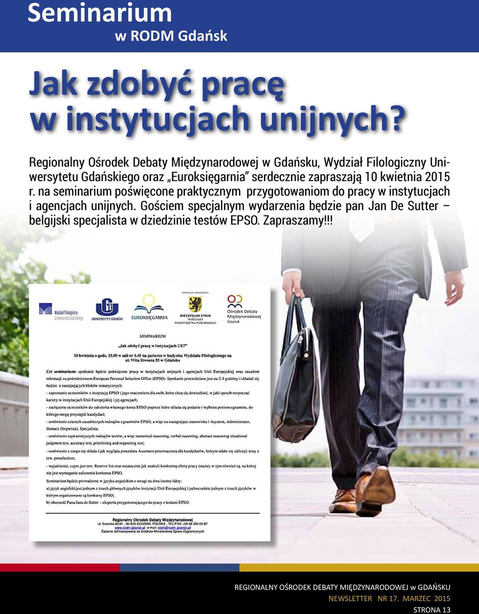 Euroksięgarnia serdecznie zapraszają 10 kwietnia 2015 r.