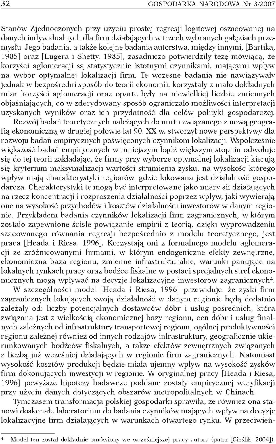 czynnikami, mającymi wpływ na wybór optymalnej lokalizacji firm.
