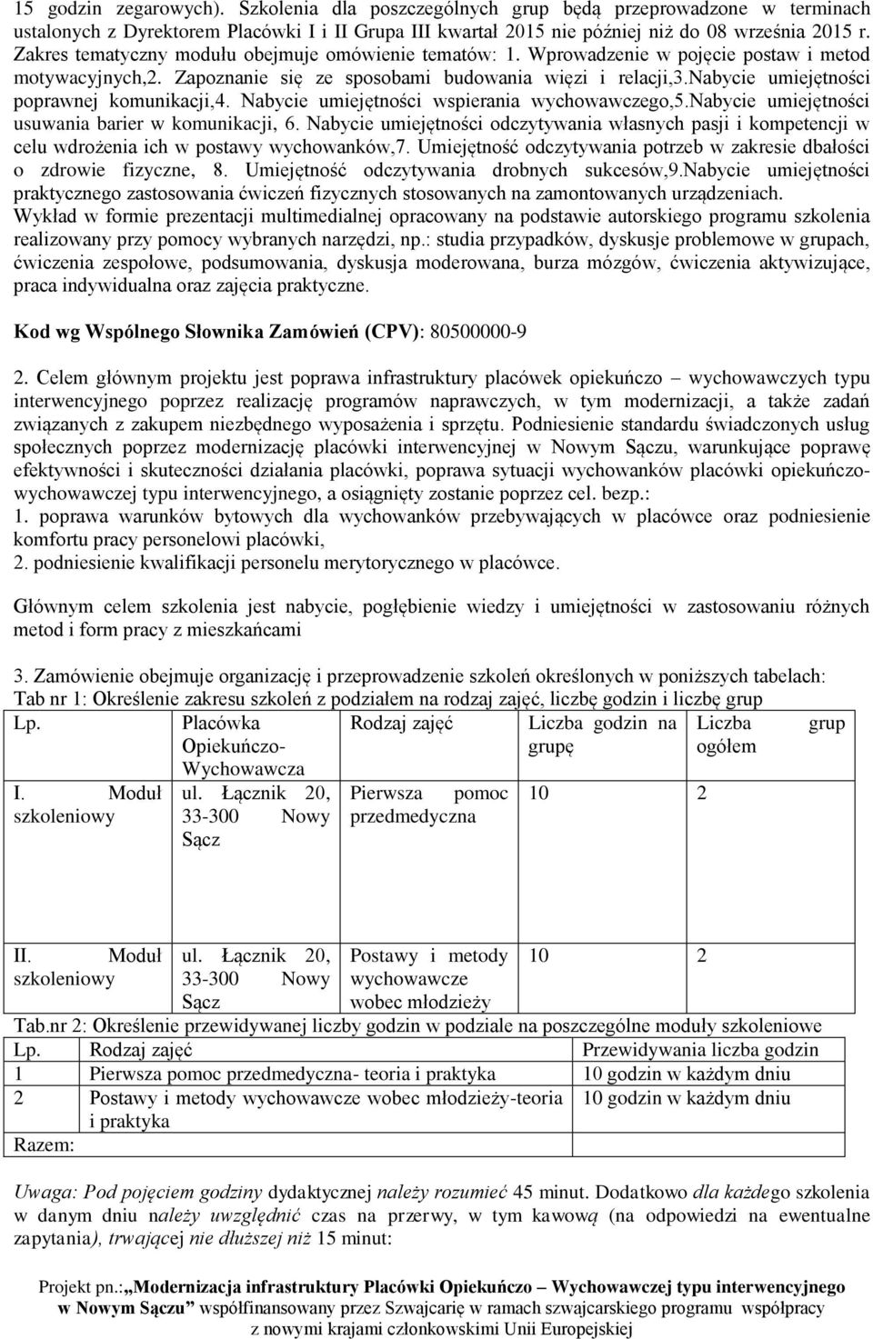 nabycie umiejętności poprawnej komunikacji,4. Nabycie umiejętności wspierania wychowawczego,5.nabycie umiejętności usuwania barier w komunikacji, 6.