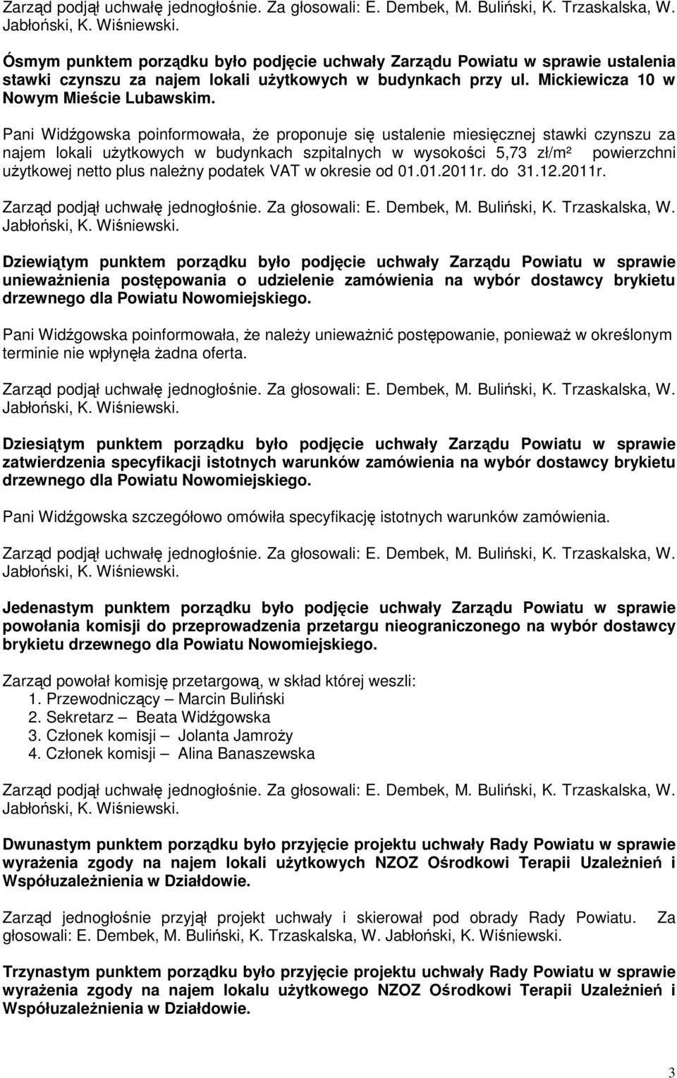 podatek VAT w okresie od 01.01.2011r.