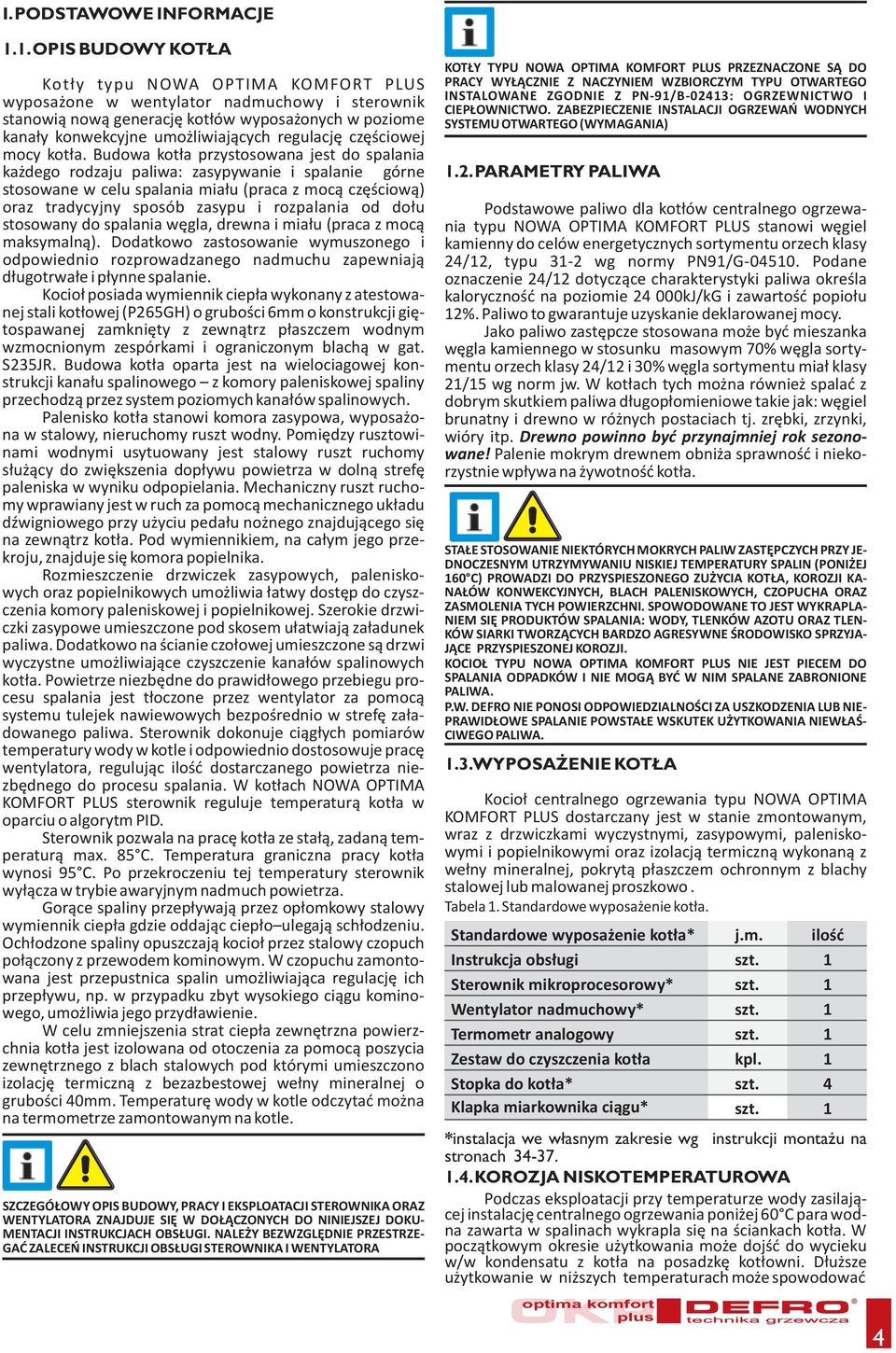 regulacjê czêœciowej mocy kot³a.