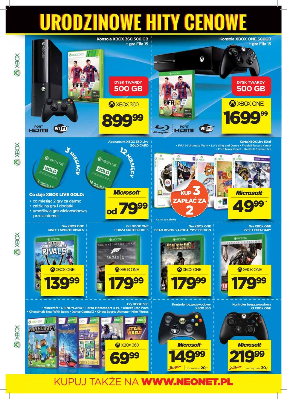 ZA 2 3 4 9 * Gra XBOX ONE Gra XBOX ONE Gra XBOX ONE Gra XBOX ONE 139 179 179 179