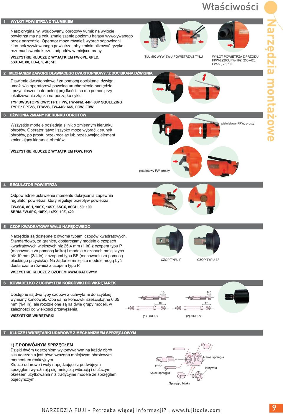 WSZYSTKIE KLUCZE Z WYJĄTKIEM FW-6PL, 6PLD, 5SXD-8, 80, FD-4, 5, 4P, 5P 2 MECHANIZM ZAWORU DŁAWIĄCEGO DWUSTOPNIOWY / Z DOCISKANĄ DŹWIGNIĄ Dłwienie wustopniowe / z pomocą ocisknej źwigni umożliwi