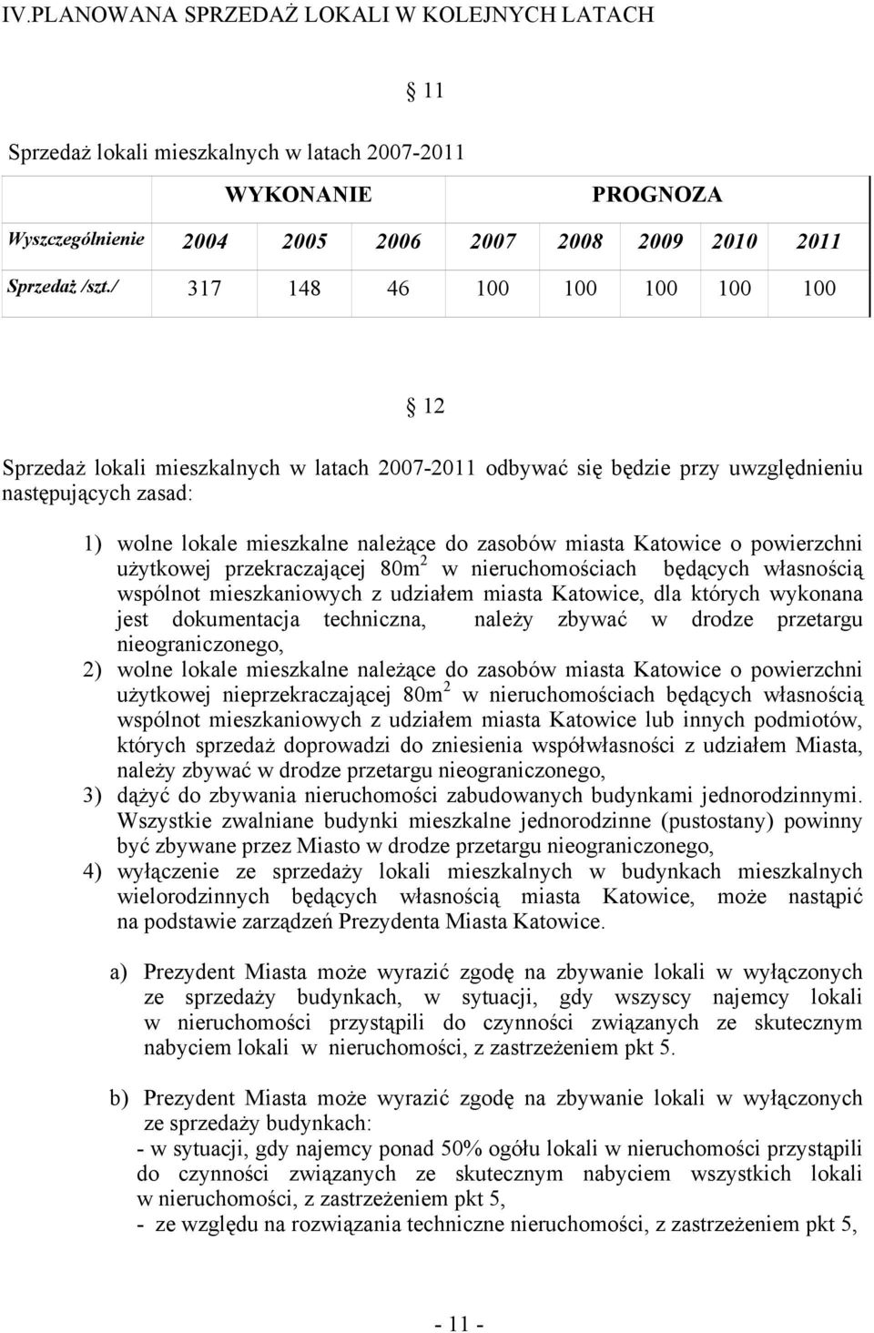 Katowice o powierzchni użytkowej przekraczającej 80m 2 w nieruchomościach będących własnością wspólnot mieszkaniowych z udziałem miasta Katowice, dla których wykonana jest dokumentacja techniczna,