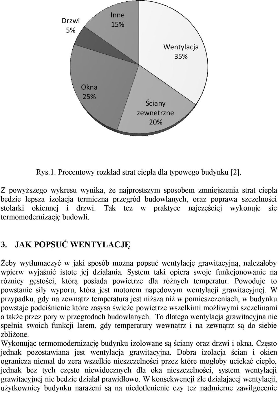 Tak też w praktyce najczęściej wykonuje się termomodernizację budowli. 3.