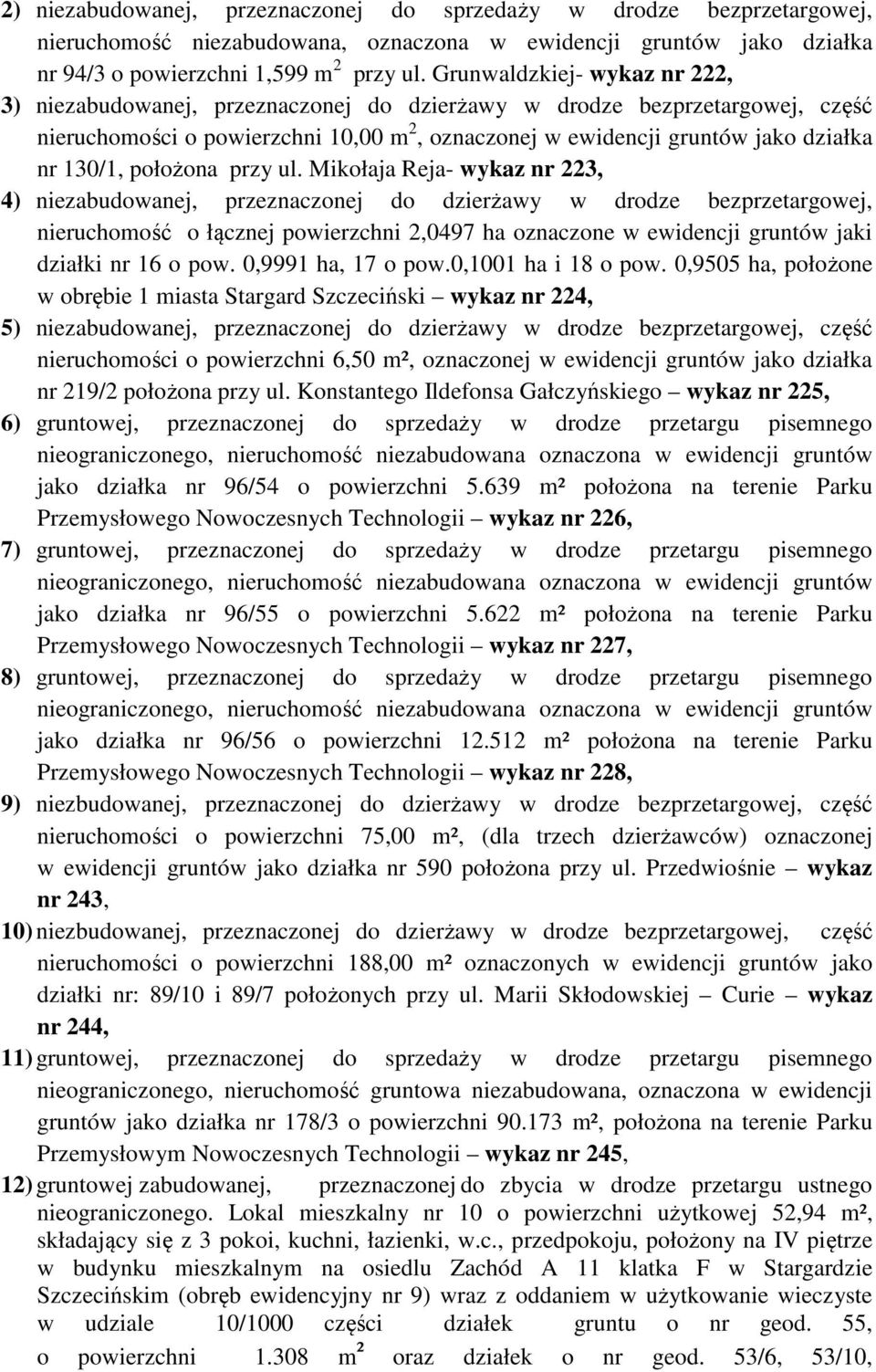 położona przy ul.