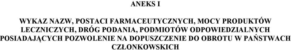 PODMIOTÓW ODPOWIEDZIALNYCH POSIADAJĄCYCH