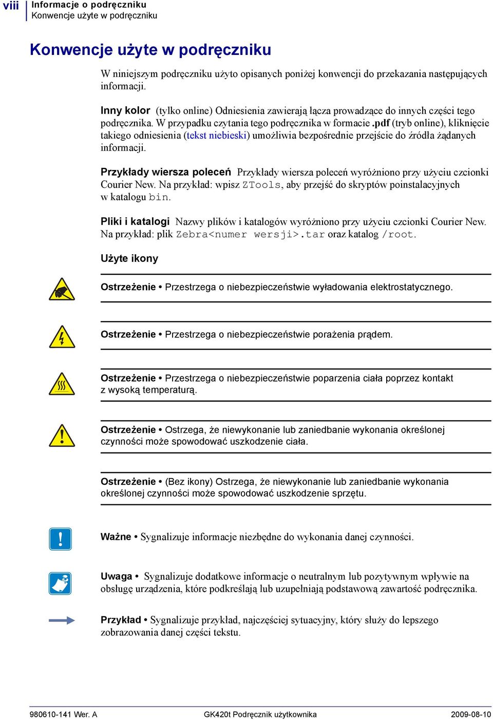 pdf (tryb online), kliknięcie takiego odniesienia (tekst niebieski) umożliwia bezpośrednie przejście do źródła żądanych informacji.