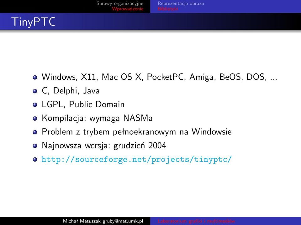 NASMa Problem z trybem pełnoekranowym na Windowsie Najnowsza