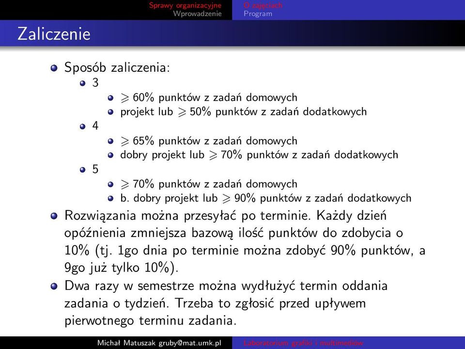 dobryprojektlub 90%punktówzzadańdodatkowych Rozwiązania można przesyłać po terminie.
