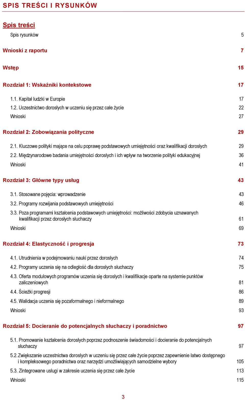 Kluczowe polityki mające na celu poprawę podstawowych umiejętności oraz kwalifikacji dorosłych 29