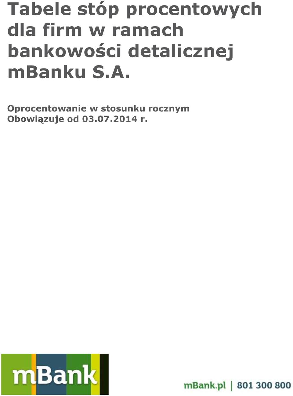 mbanku S.A.