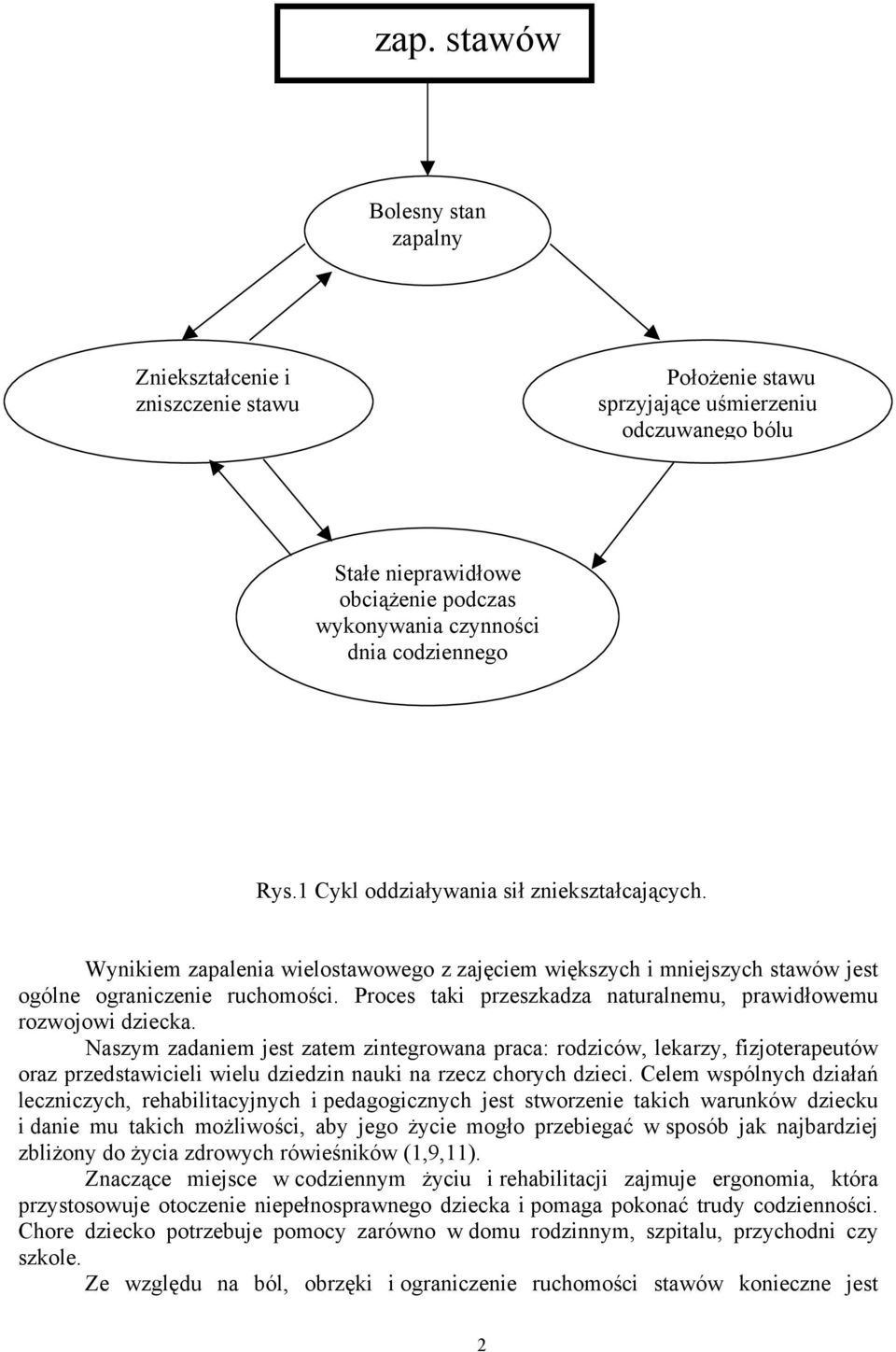 Proces taki przeszkadza naturalnemu, prawidłowemu rozwojowi dziecka.