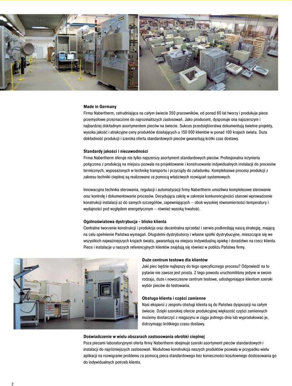 Sukces przedsiębiorstwa dokumentują świetne projekty, wysoka jakość i atrakcyjne ceny produktów działających u 150 000 klientów w ponad 100 krajach świata.