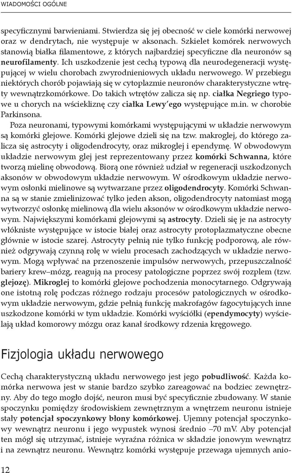 Ich uszkodzenie jest cechą typową dla neurodegeneracji występującej w wielu chorobach zwyrodnieniowych układu nerwowego.