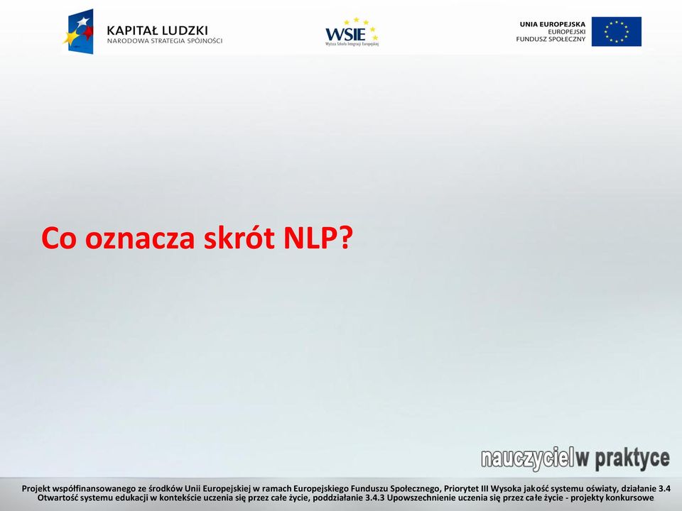 skrót NLP?