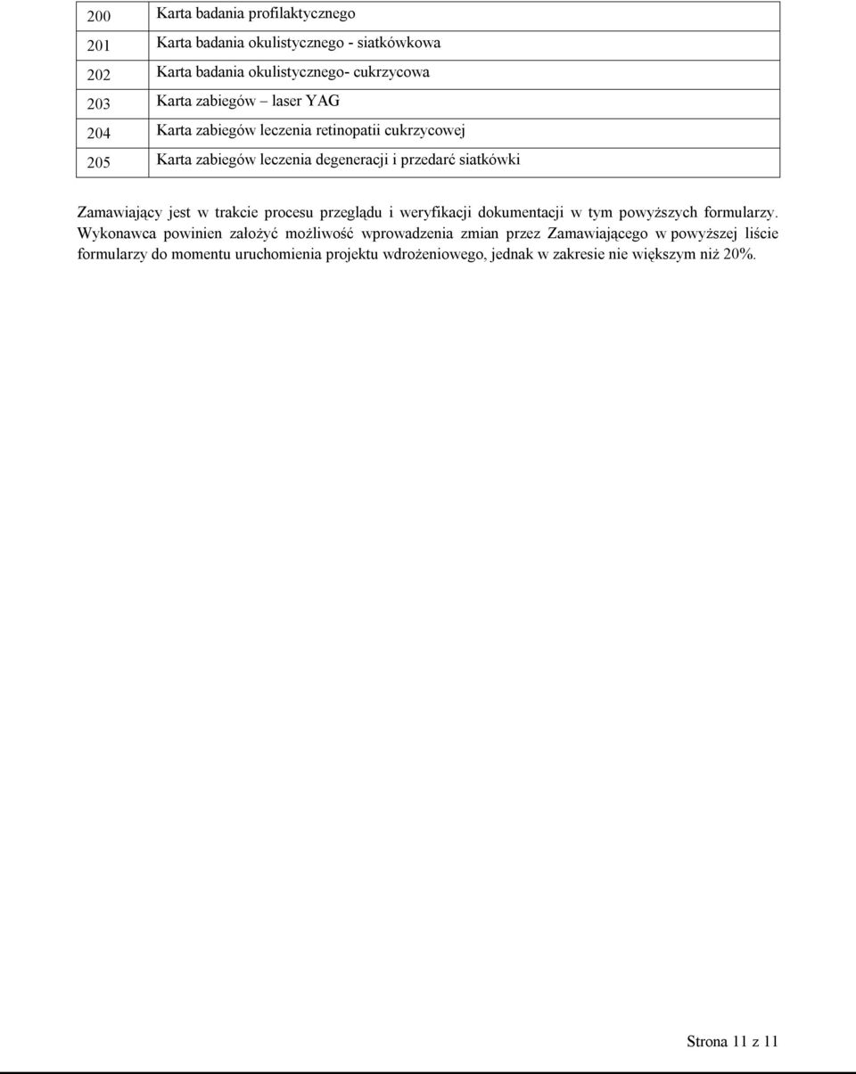 jest w trakcie procesu przeglądu i weryfikacji dokumentacji w tym powyższych formularzy.