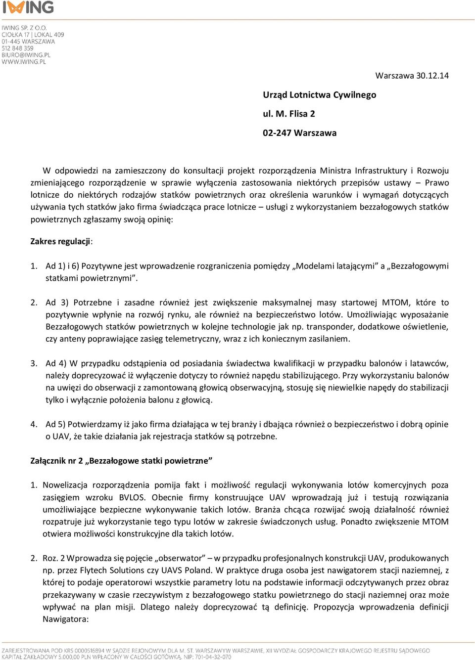 przepisów ustawy Prawo lotnicze do niektórych rodzajów statków powietrznych oraz określenia warunków i wymagań dotyczących używania tych statków jako firma świadcząca prace lotnicze usługi z