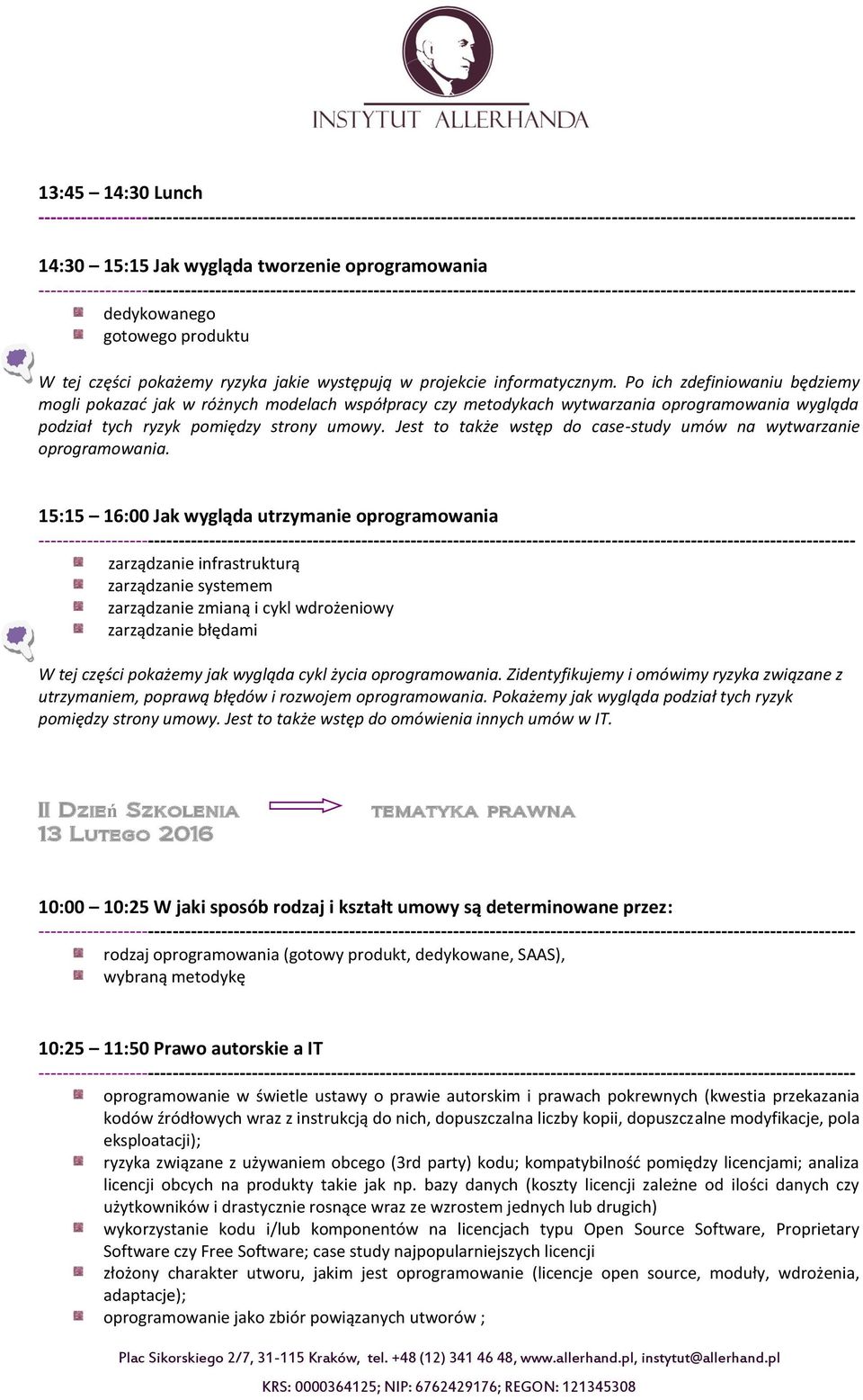 Jest to także wstęp do case-study umów na wytwarzanie oprogramowania.