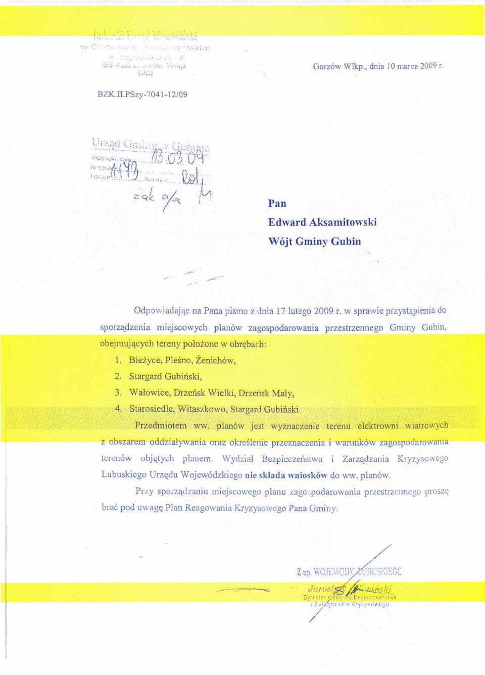 Wałowice. Drzeńsk Wielki, Drzeńsk Mały, A;" Starosiedle, Witaszkowo, Stargard Gubiński.